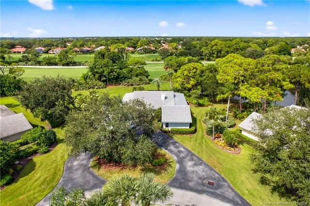 a view of a yard with an outdoor space
