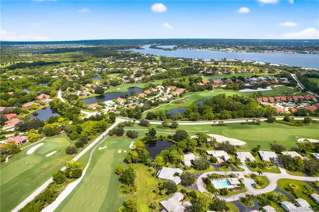 a view of a city with an ocean