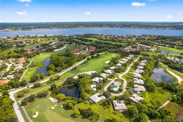 a view of a city with an ocean