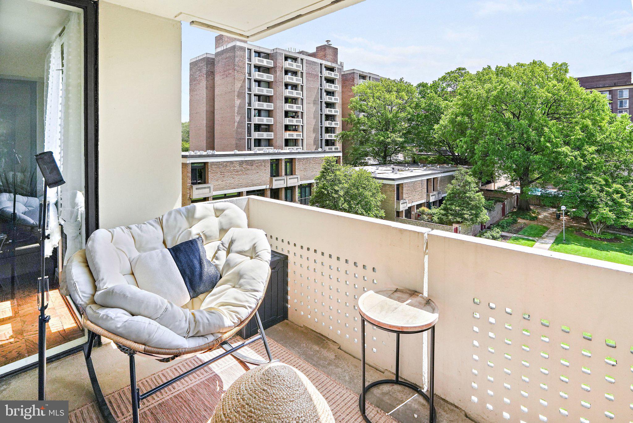 490 M Street Southwest, Unit W204 Washington, DC 20024 - Photo 5 of 39 Balcony