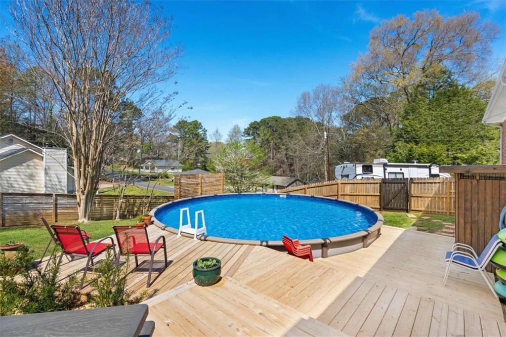522 Hickory Street Bremen, GA 30110 - Photo 30 of 64 a view of outdoor space yard swimming pool and patio
