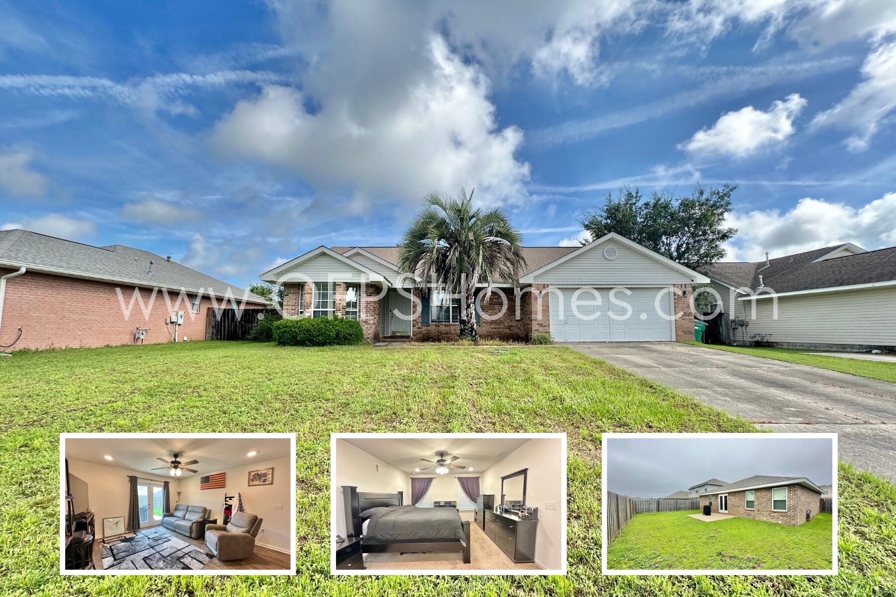 front view of house with a yard