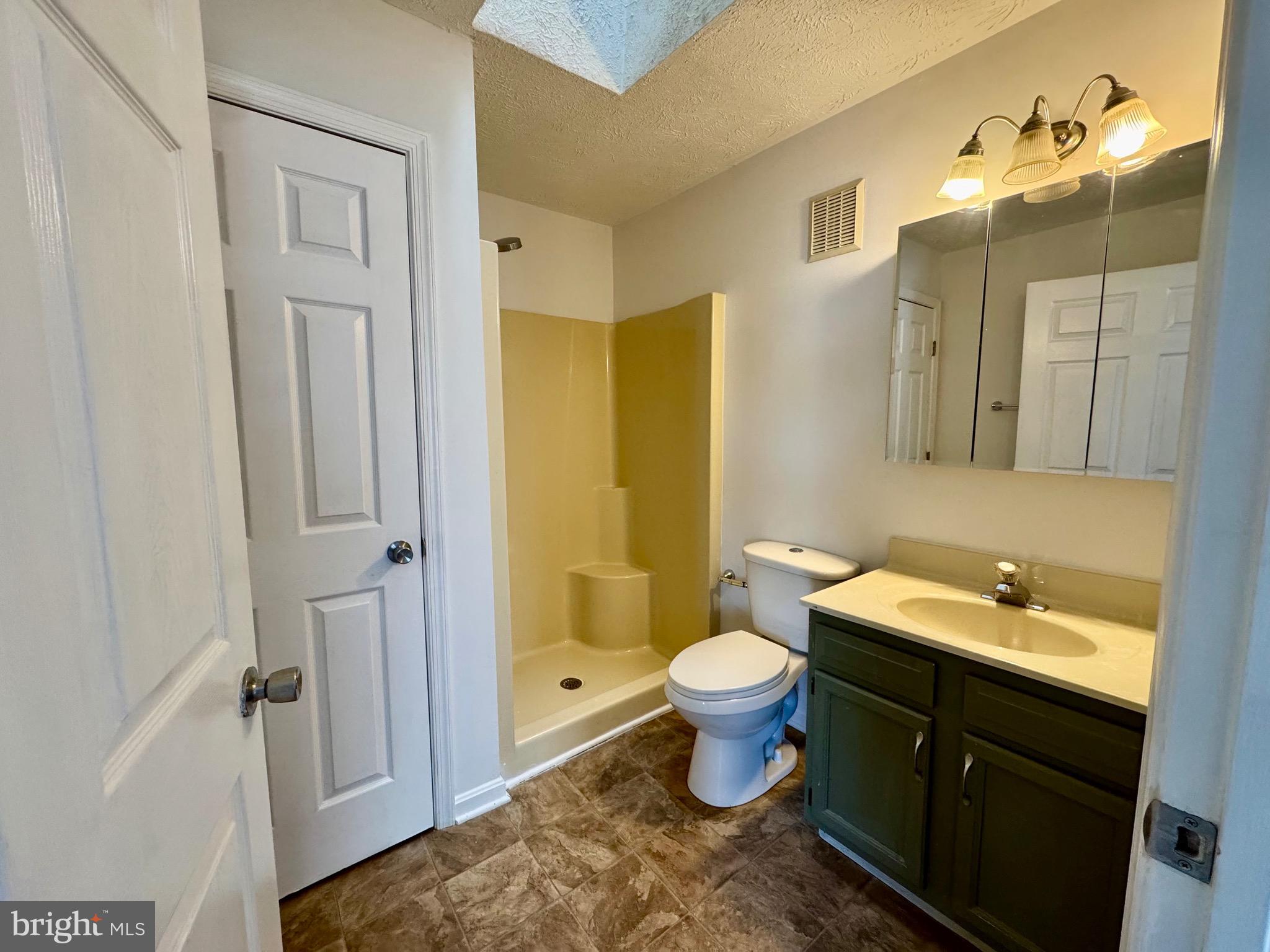 1290 South Ox Road Woodstock, VA 22664 - Photo 13 of 13 a bathroom with a toilet sink double vanity and mirror