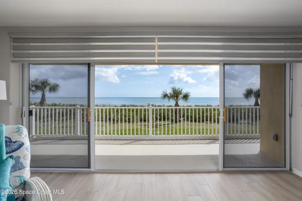 a view of a porch and a porch