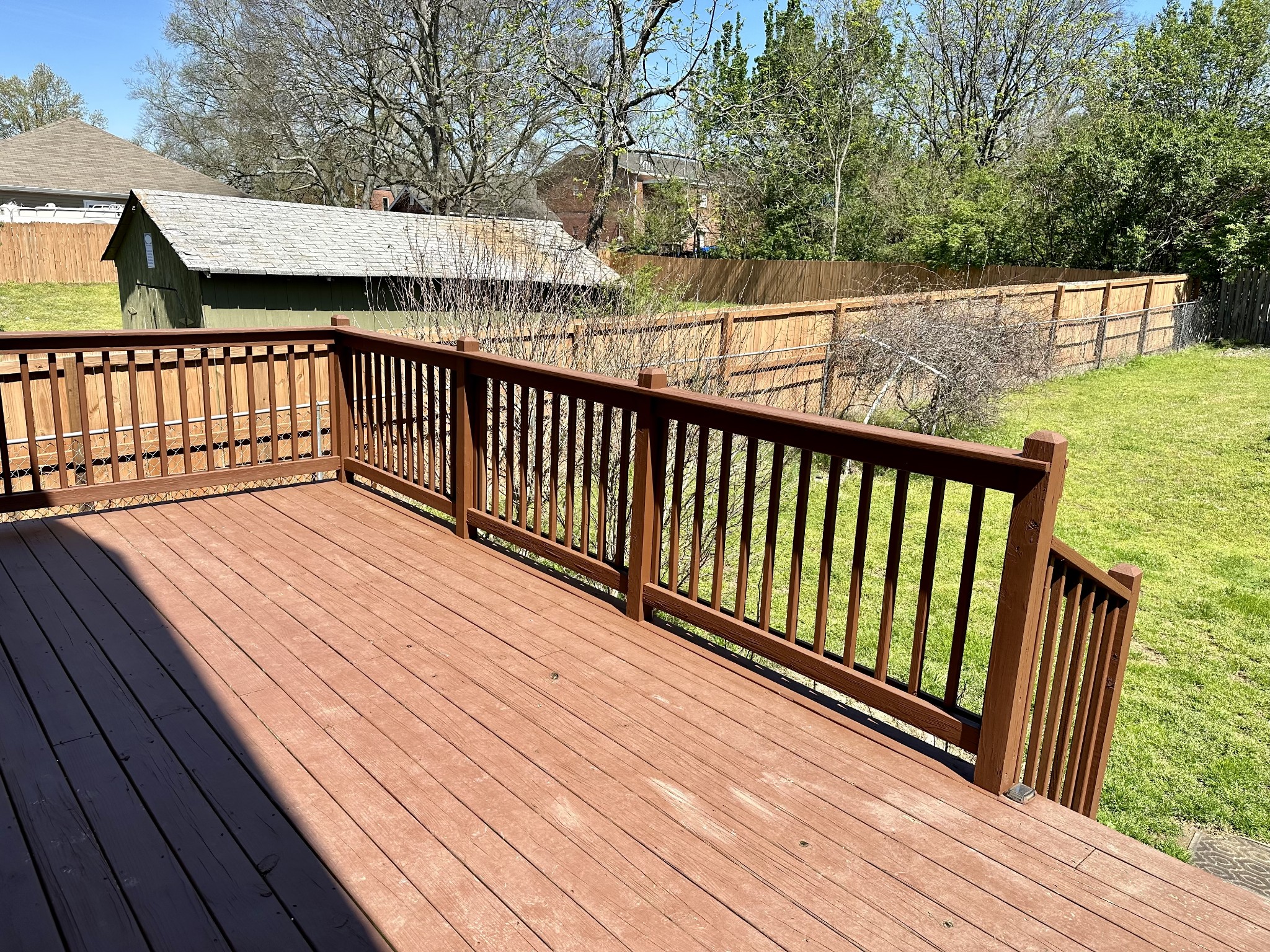 583 Neelys Bend Road Madison, TN 37115 - Photo 18 of 21 a view of deck with wooden floor and fence