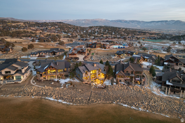 707 Chimney Rock Road, Unit 247 Heber City, UT 84032 - Photo 48 of 64 Aerial view of residential area featuring a mountainous background