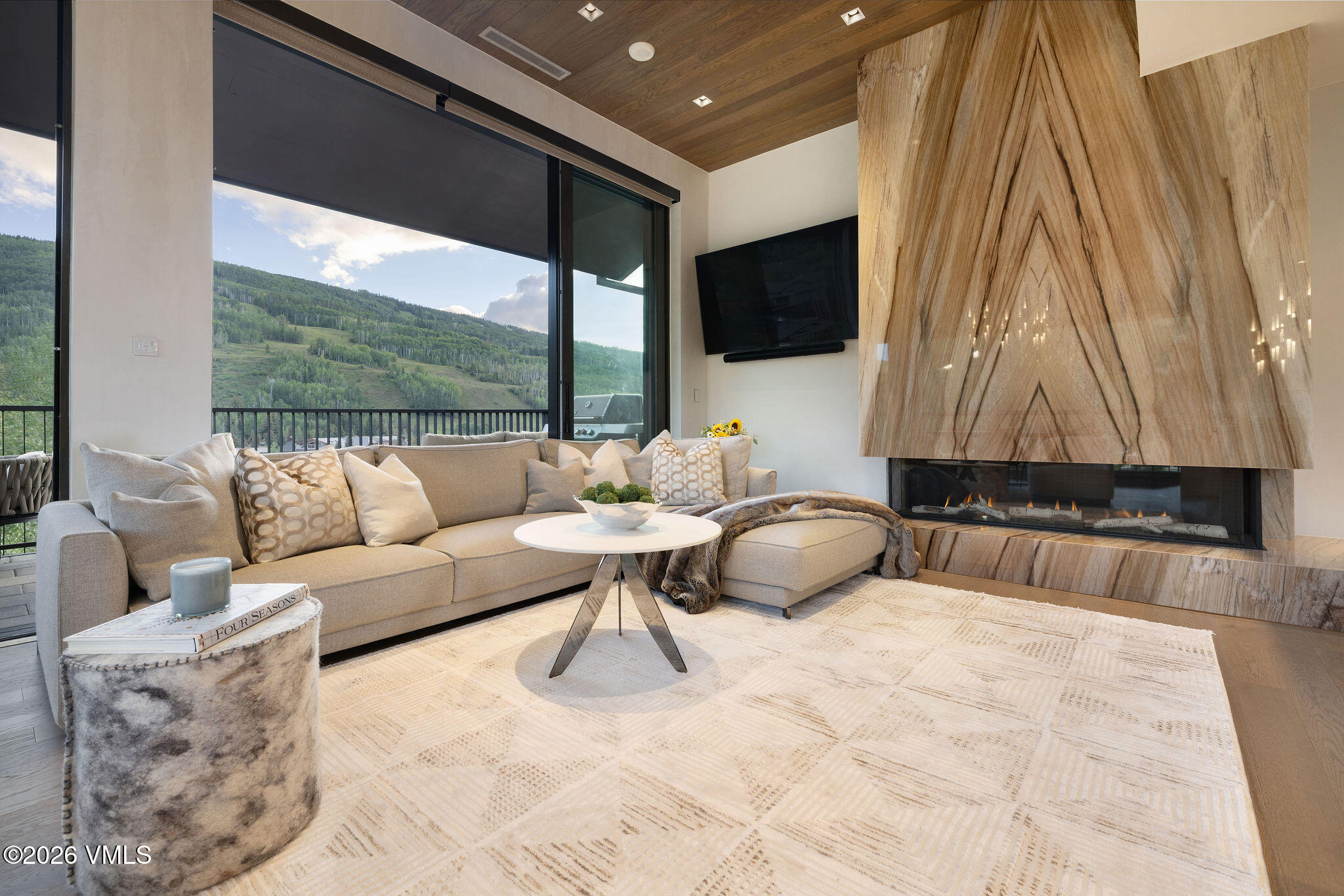 430 South Frontage Road East, Unit 406 Vail, CO 81657 - Photo 6 of 30 2509_altus_ph_406_interior_living_d
