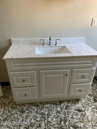 a close view of a sink