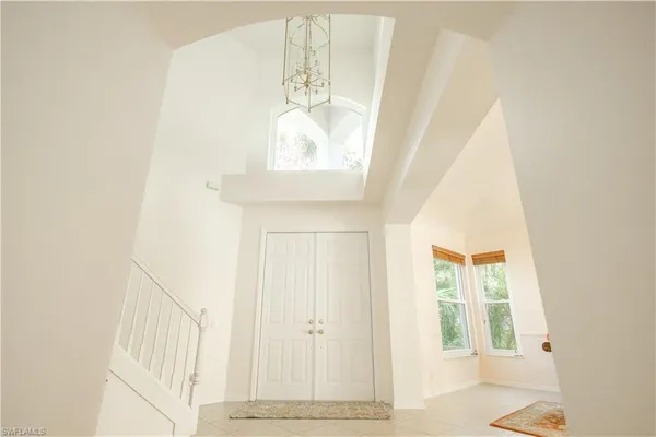 a view of front door