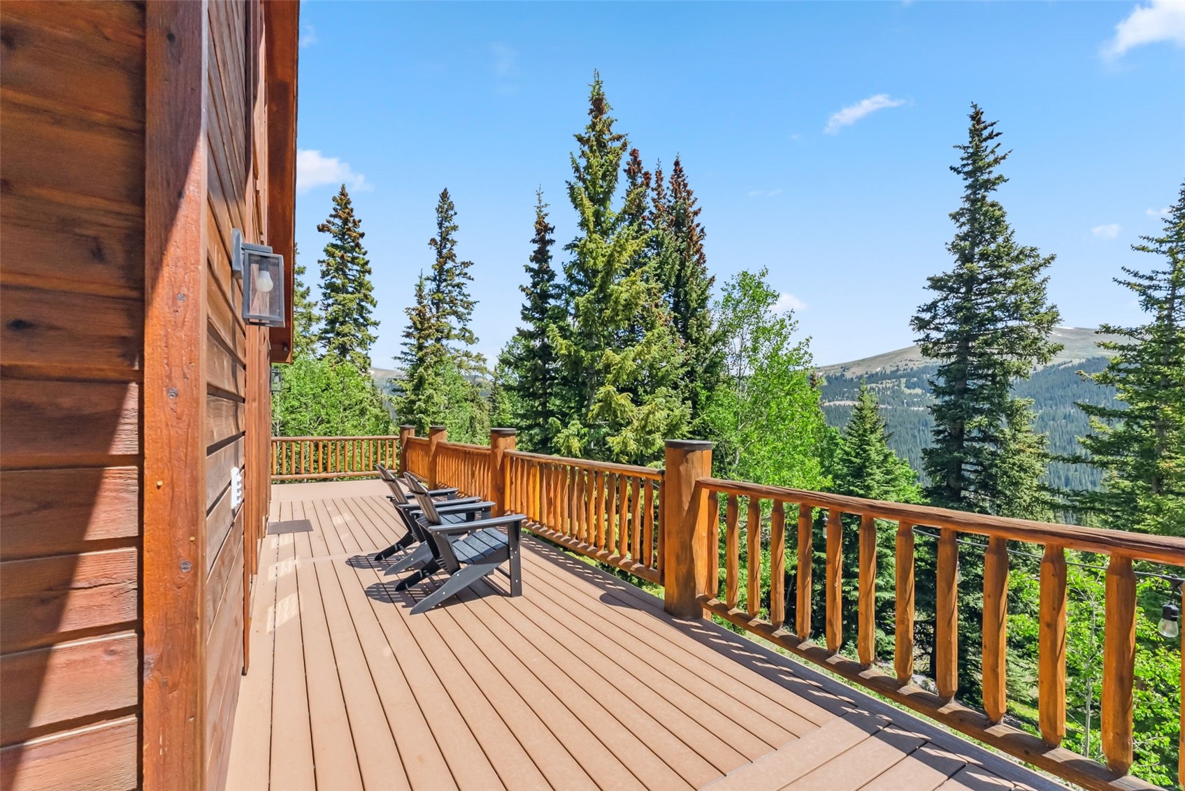 1375 Roberts Road Alma, CO 80420 - Photo 41 of 50 Wooden deck featuring a mountain view