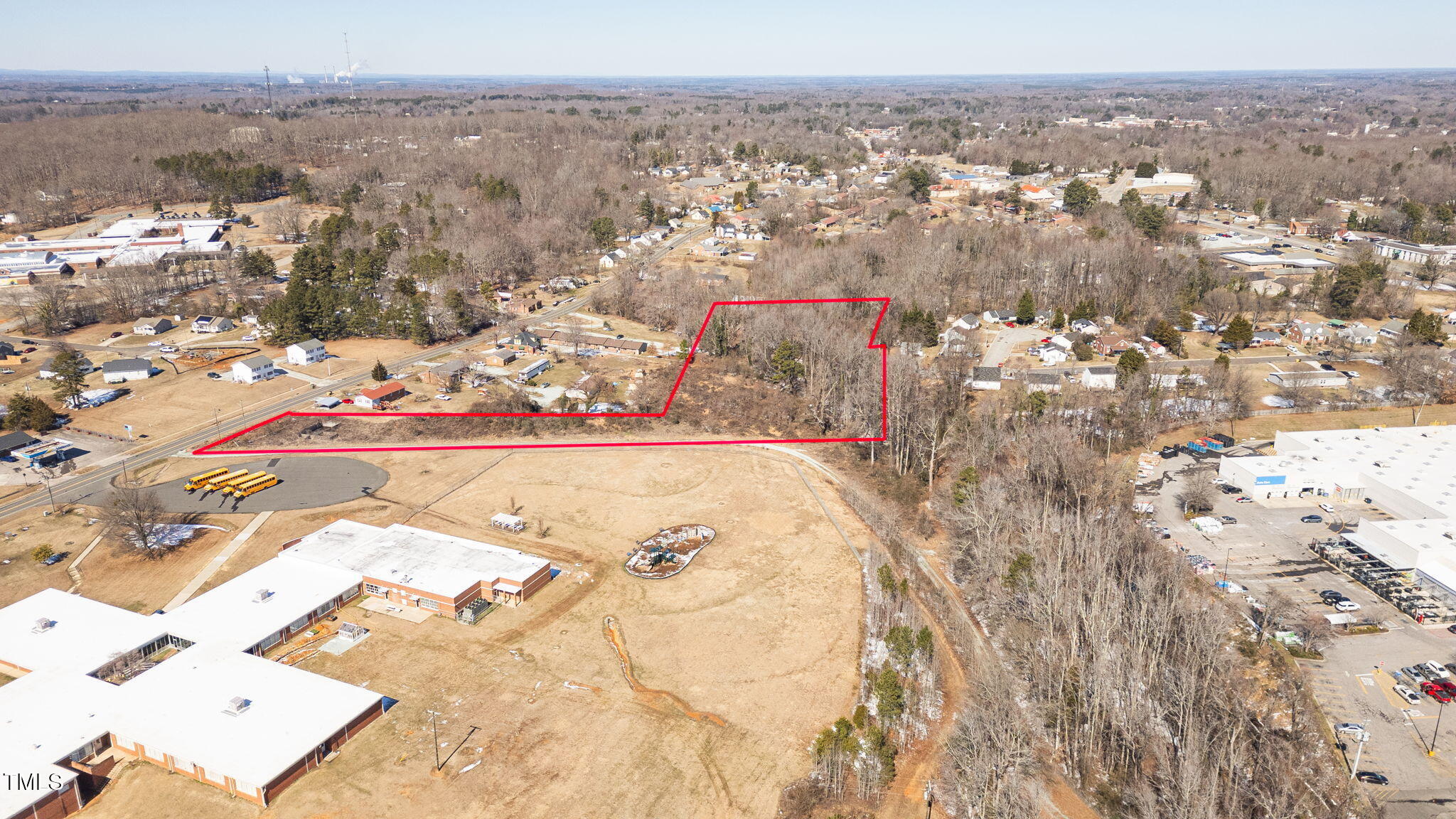 0 Garrett Street Roxboro, NC 27573 - Photo 12 of 14 an aerial view of residential houses with outdoor space