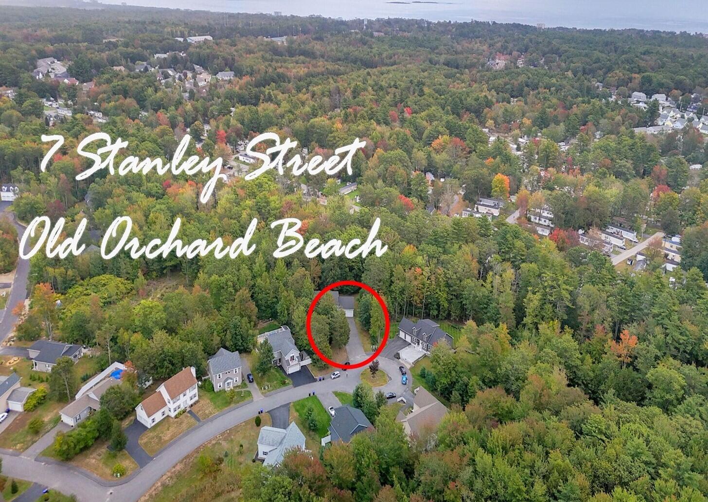7 Stanley Street Old Orchard Beach, ME 04064 - Photo 2 of 39 7 STANLEY LABELED AERIAL