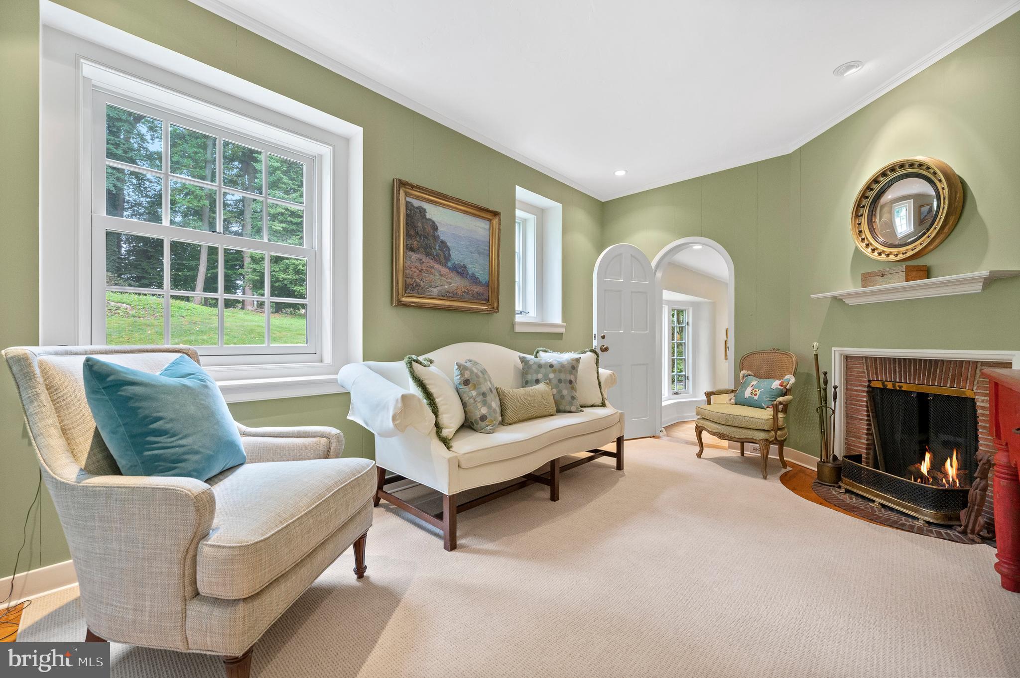 2125 County Line Road Villanova, PA 19085 - Photo 22 of 52 Cozy den with fireplace
