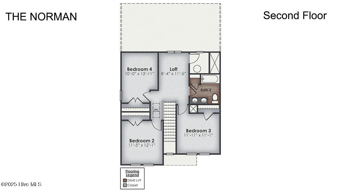 34 Cashmere Court, Unit 5 Wilmington, NC 28411 - Photo 3 of 47 Norman_Second Floor_4BR Left
