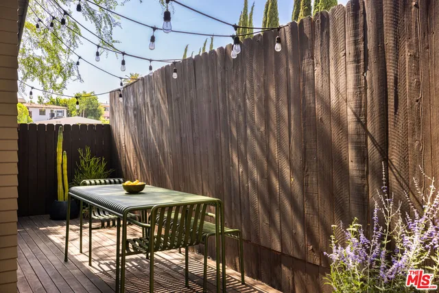 a view of outdoor space with chairs