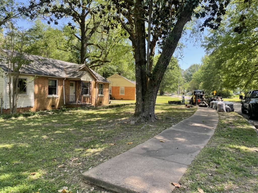 966 Goodman Street Memphis, TN 38111 - Photo 4 of 25 a view of a yard with plants and trees