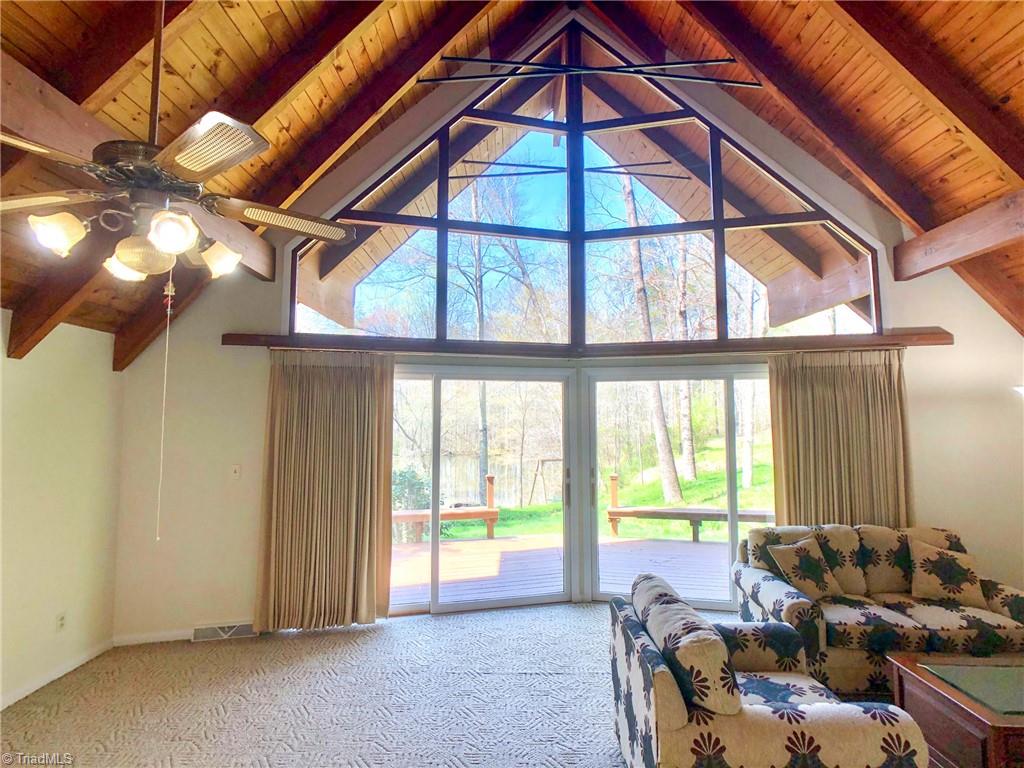 8390 Whipporwill Lane Rural Hall, NC 27045 - Photo 14 of 40 LR with great impressive scenic view! LR & Combo combined! Oversized deck!