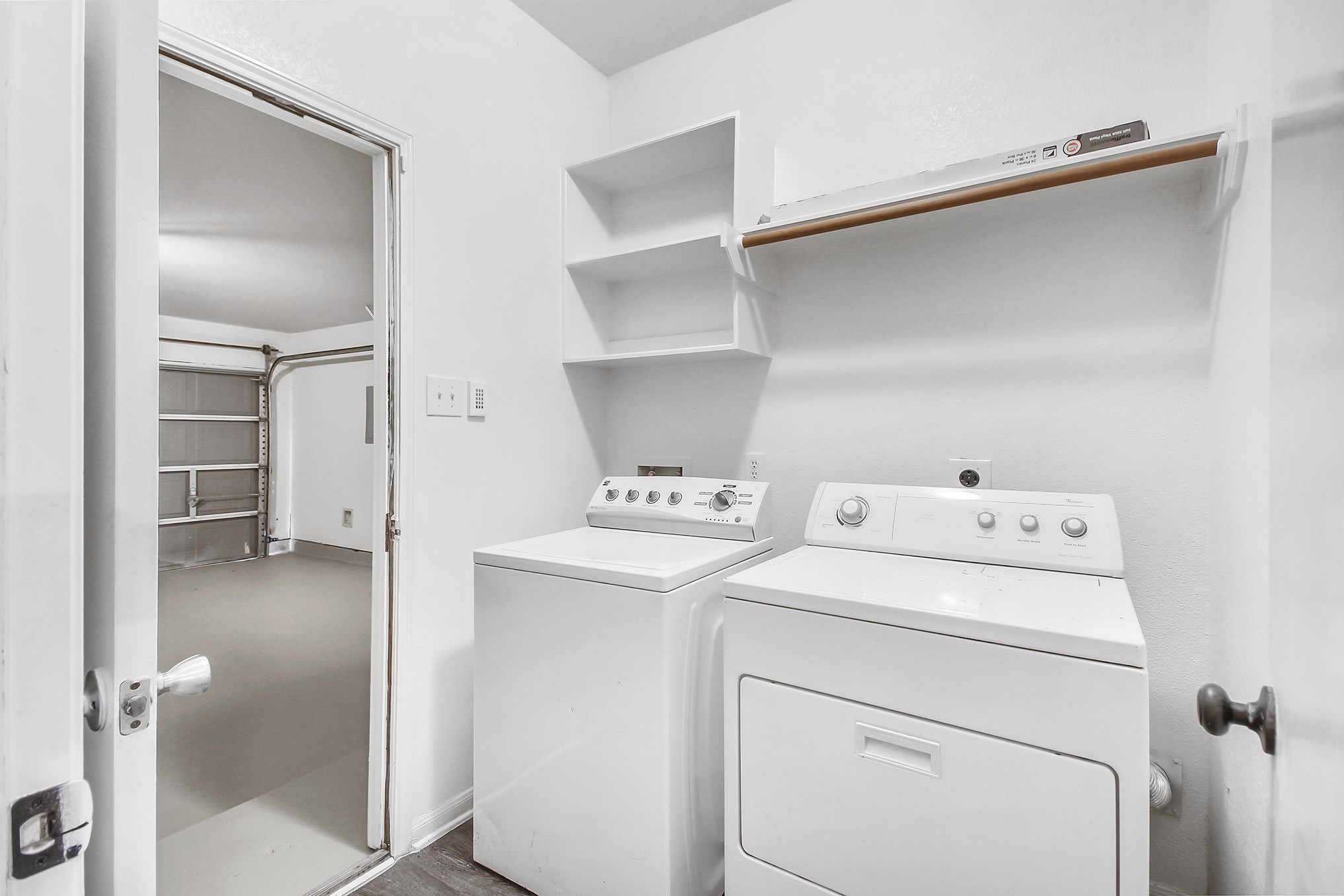 1814 Parkfair Court Katy, TX 77450 - Photo 30 of 36 Indoor laundry room. Conveniently located off the garage. Great space with built-in shelving.