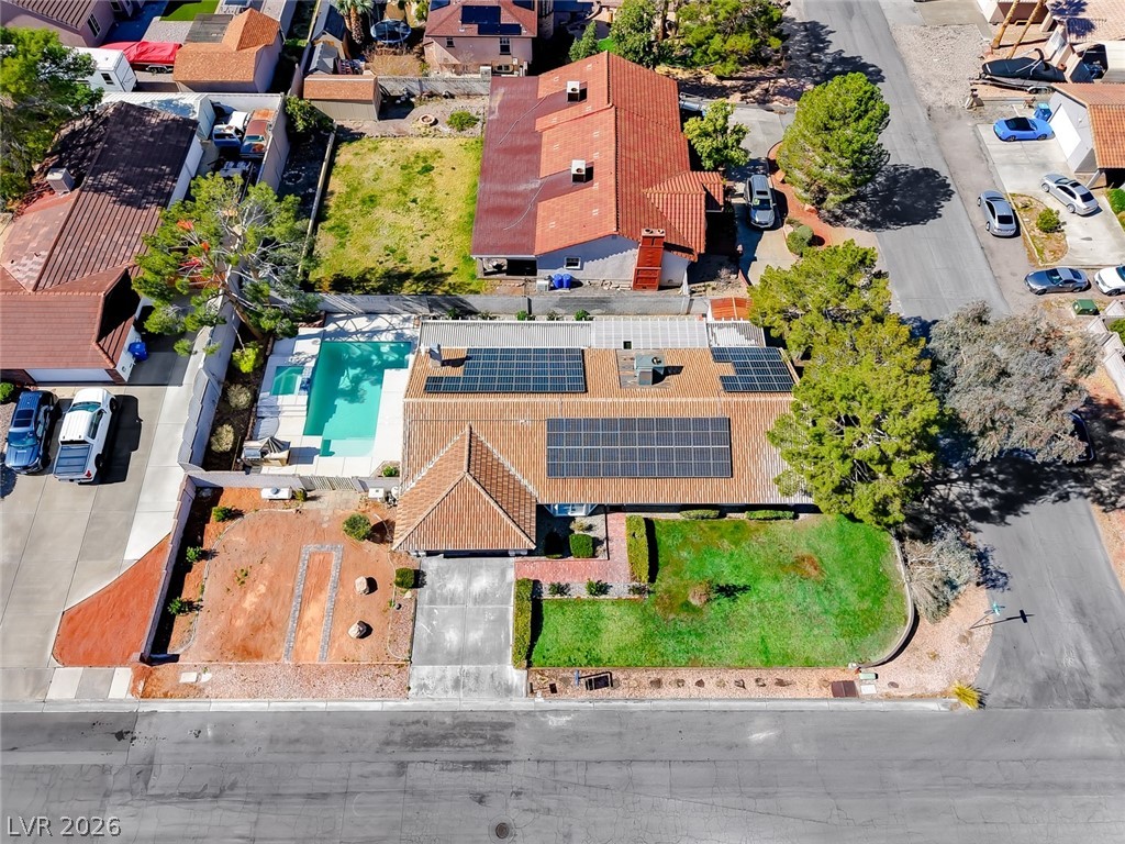 434 Crestway Road Henderson, NV 89015 - Photo 43 of 46 Aerial view of residential area