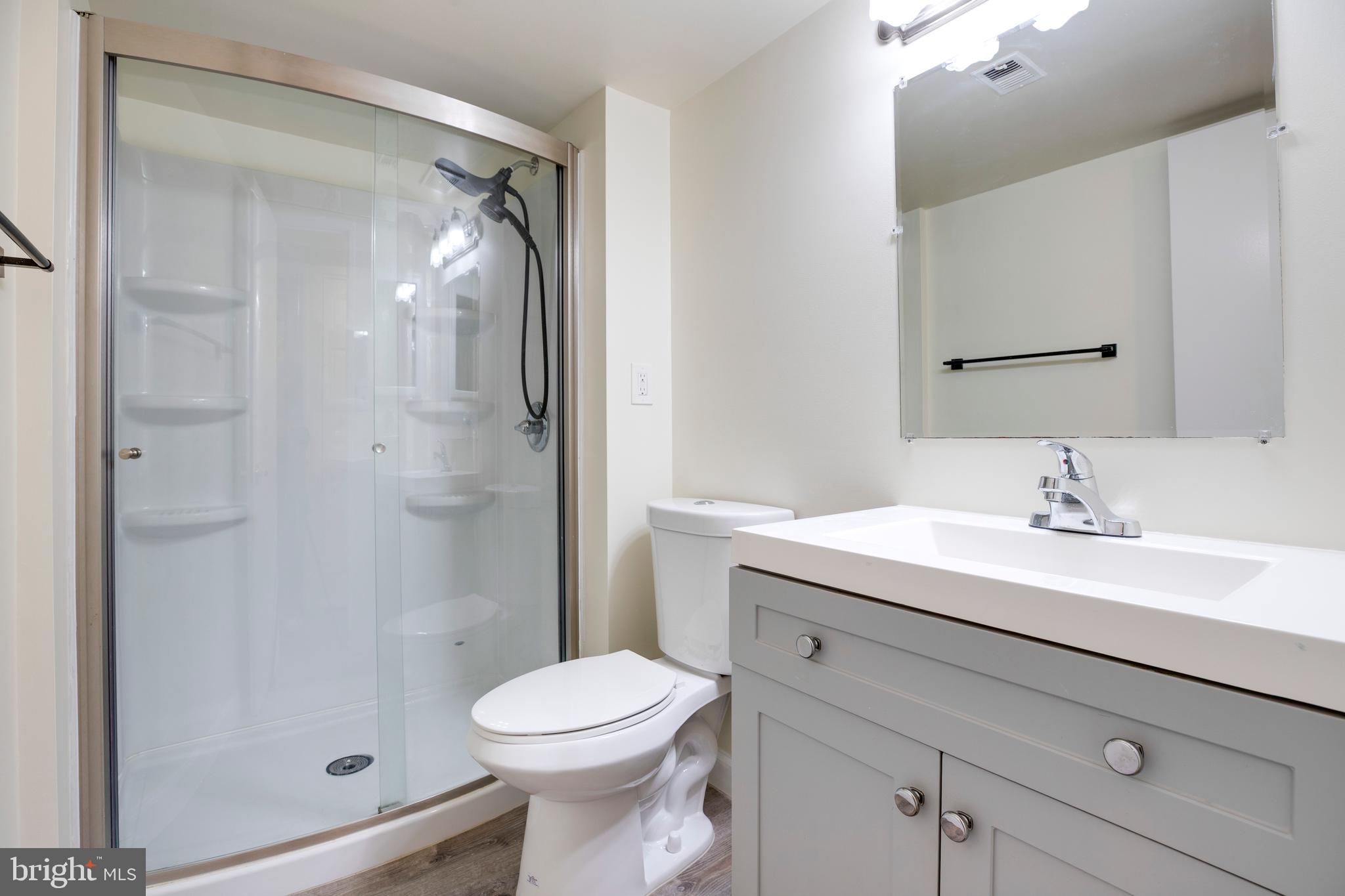 2106 Green Watch Way, Unit 101 Reston, VA 20191 - Photo 24 of 40 a bathroom with a sink a toilet and shower