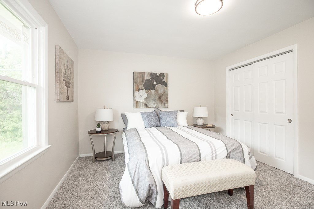 22210 Emery Road Cleveland, OH 44128 - Photo 17 of 32 Bedroom featuring carpet floors and a closet