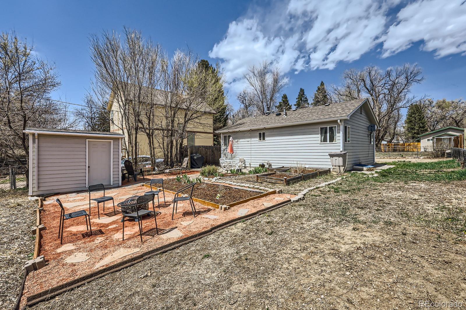 2433 East Monument Street Colorado Springs, CO 80909 - Photo 10 of 11 a view of a house with backyard