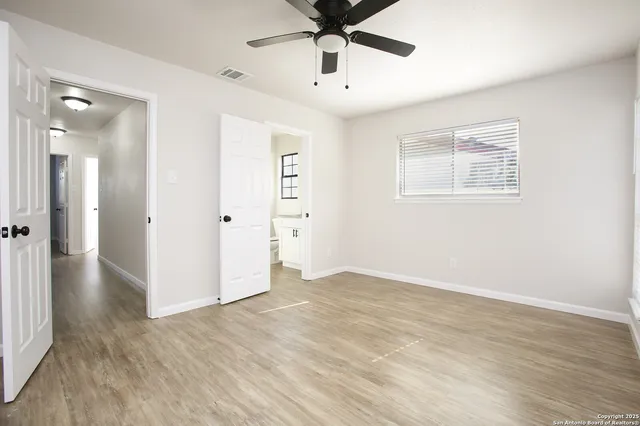 wooden floor in an empty room