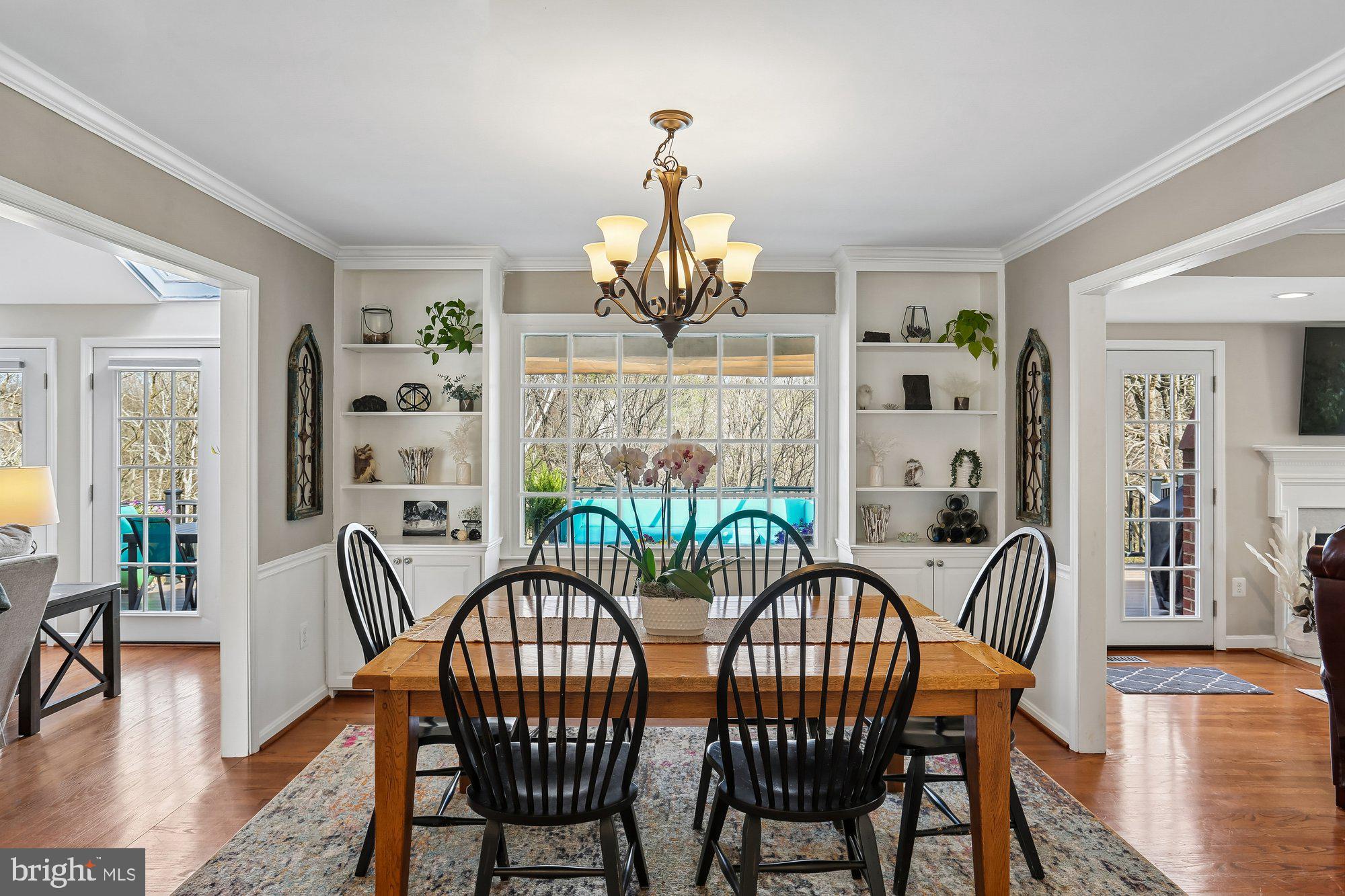 9 Midsummer Court Gaithersburg, MD 20878 - Photo 14 of 69 a view of a dining room with furniture wooden floor and chandelier