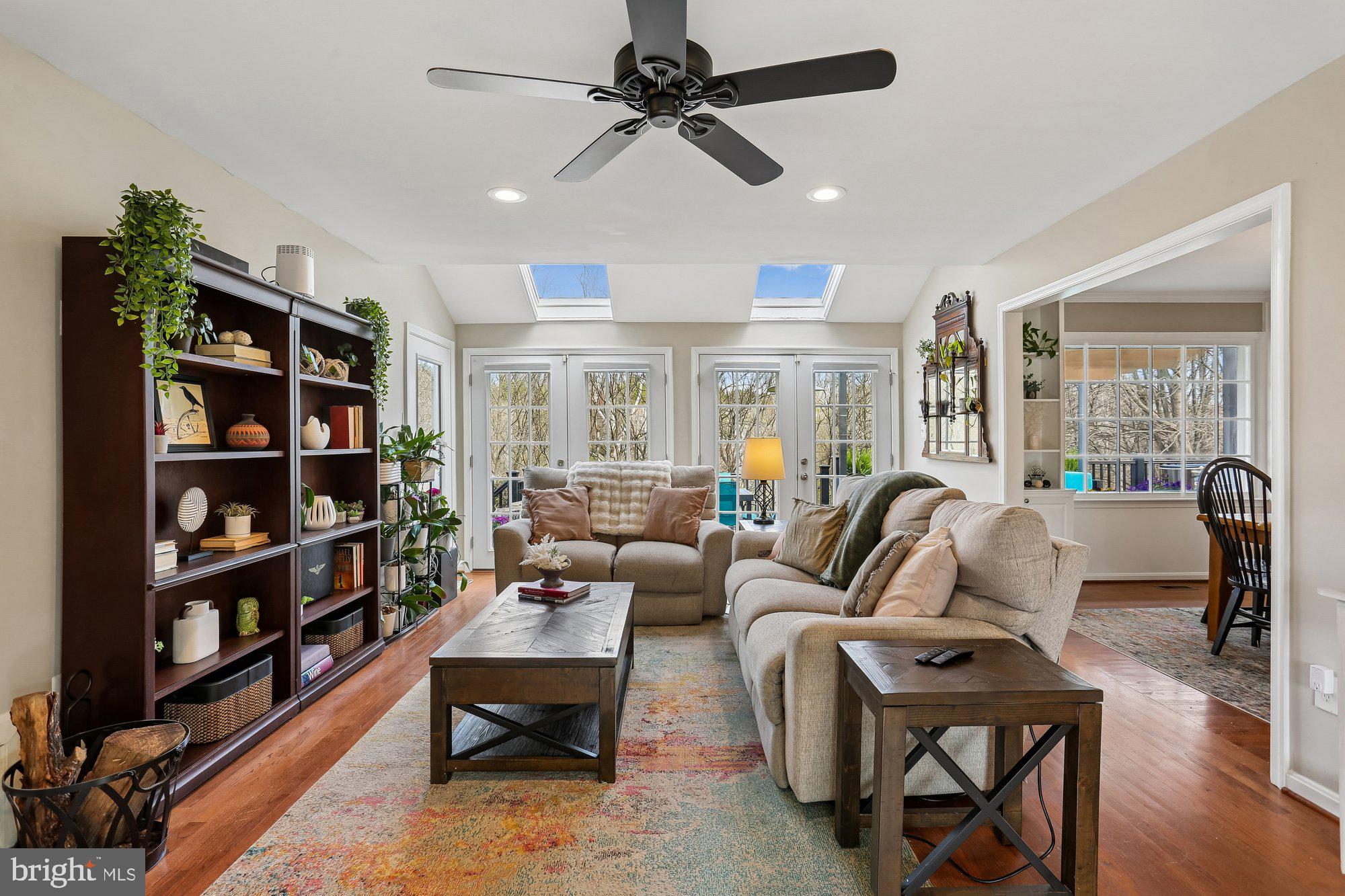 9 Midsummer Court Gaithersburg, MD 20878 - Photo 15 of 69 Family room with skylights