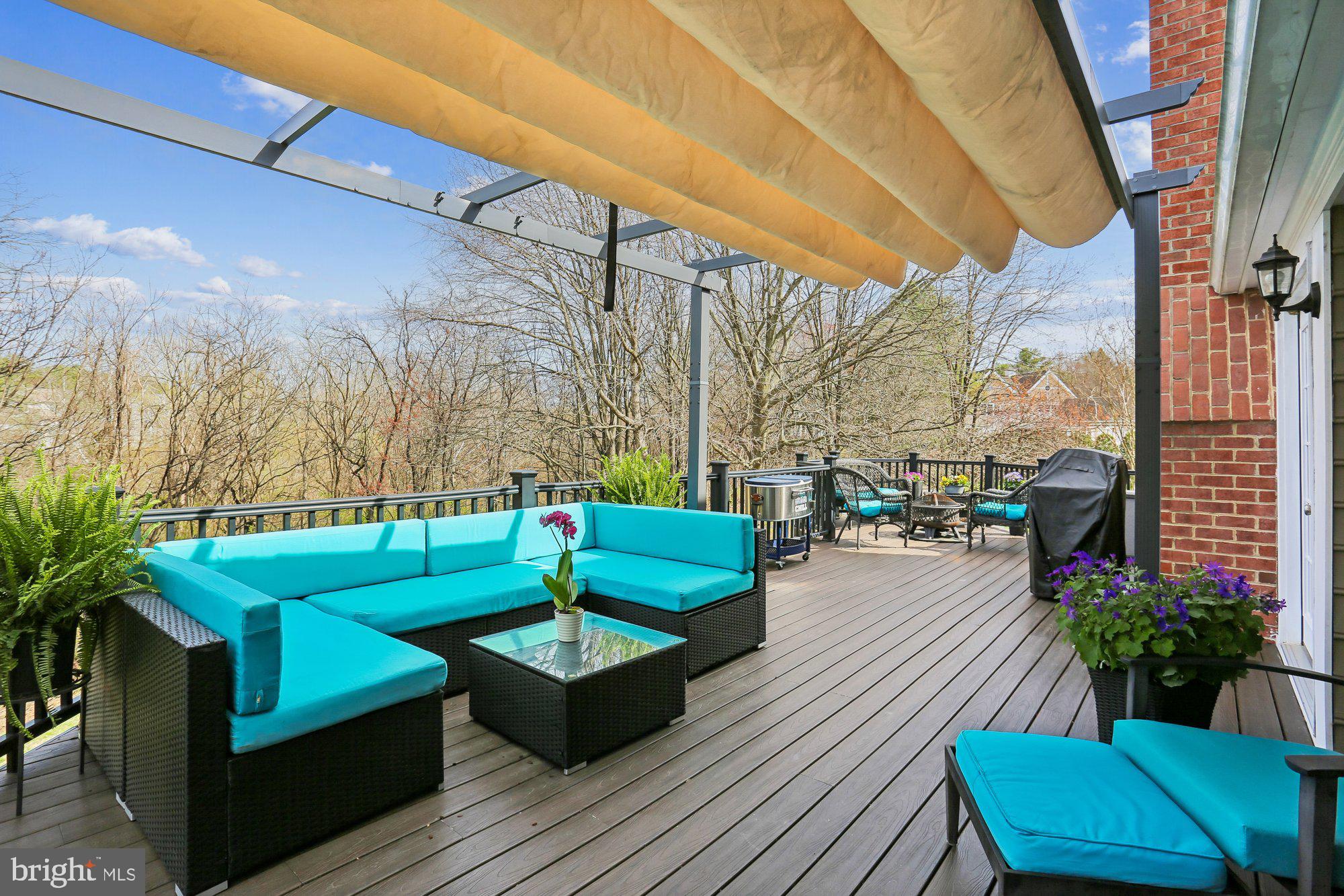 9 Midsummer Court Gaithersburg, MD 20878 - Photo 21 of 69 Expansive deck with multiple seating areas