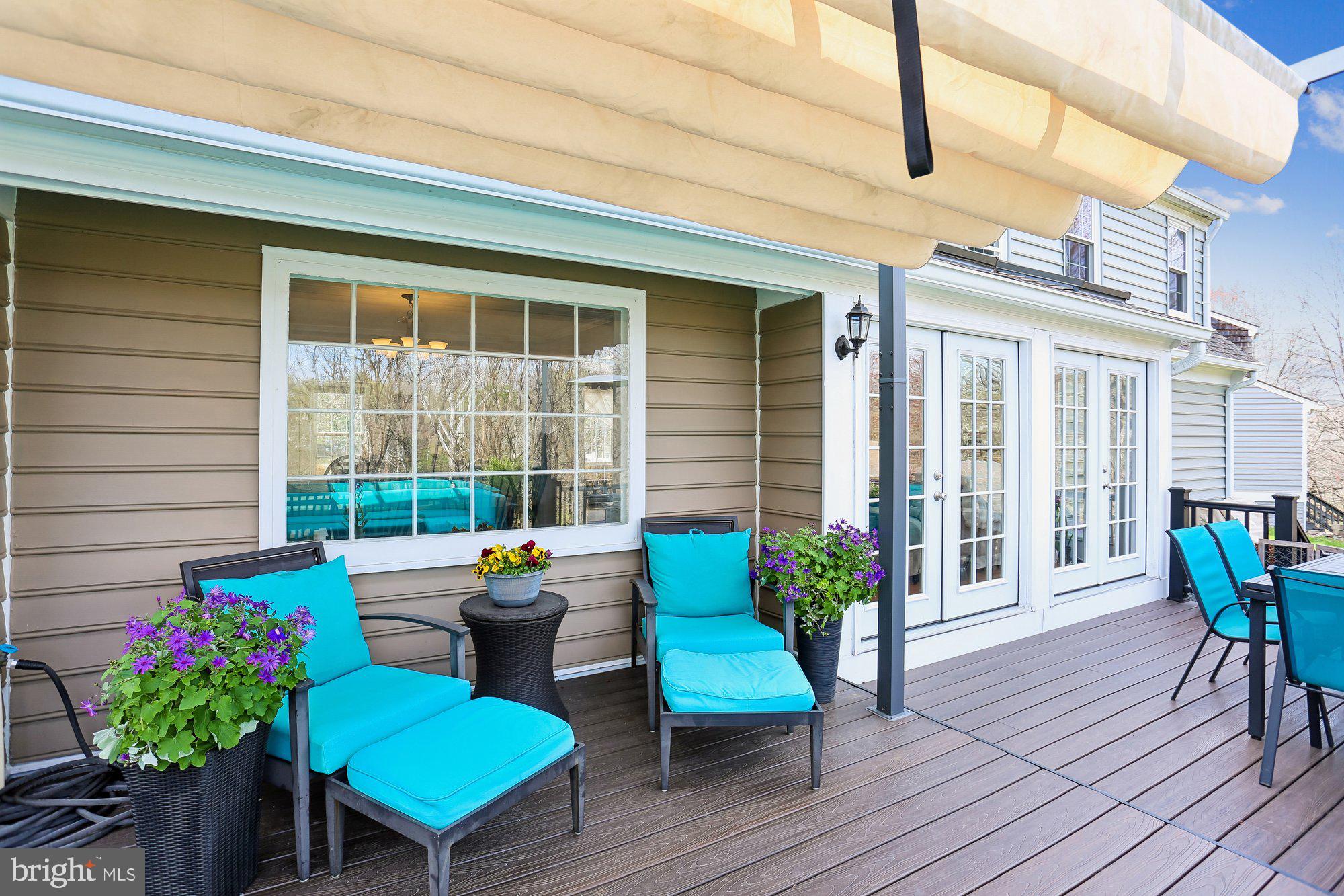 9 Midsummer Court Gaithersburg, MD 20878 - Photo 22 of 69 Covered deck area with overhead structure
