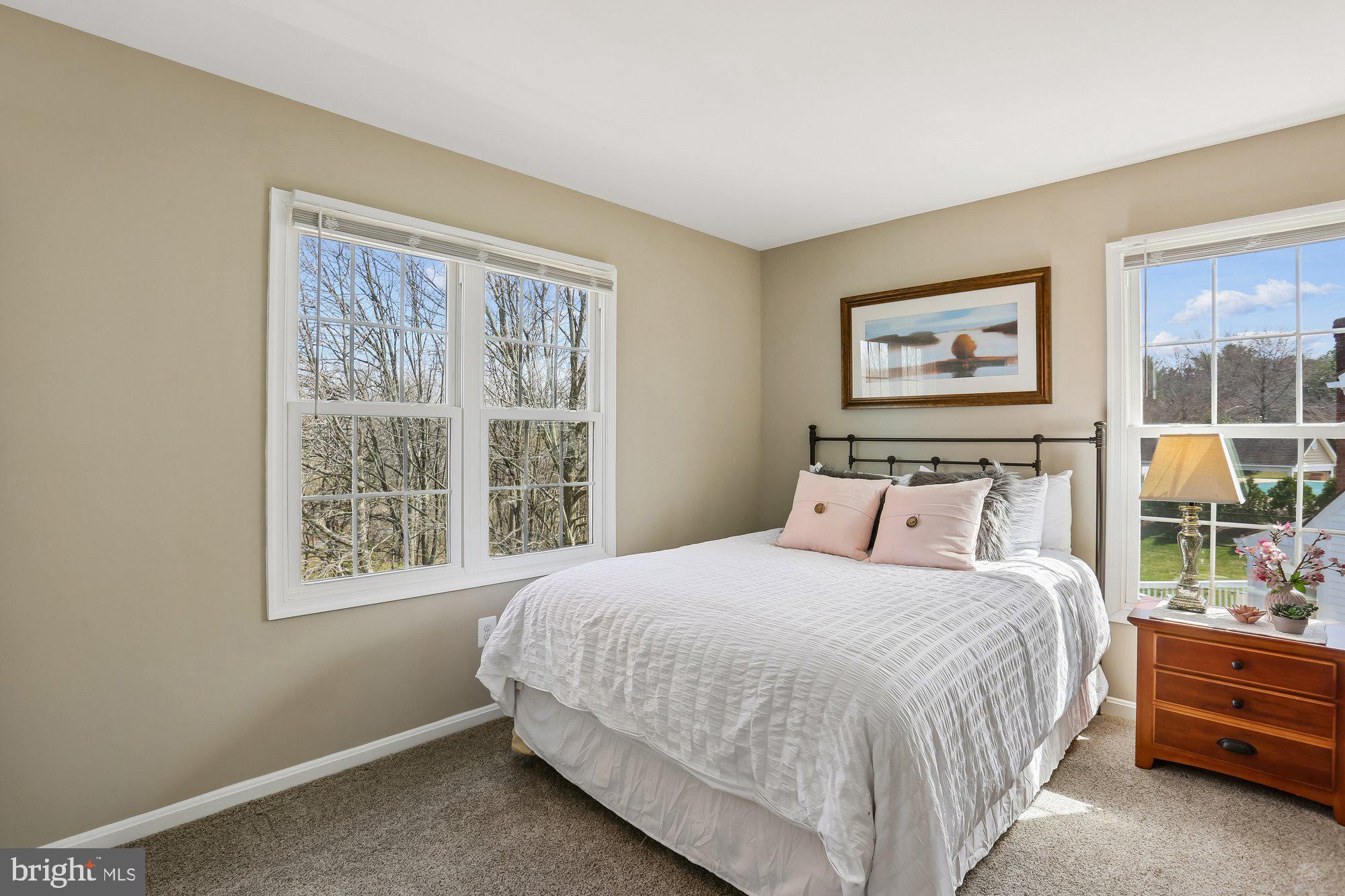 9 Midsummer Court Gaithersburg, MD 20878 - Photo 43 of 69 a bedroom with a bed painting on wall and a window