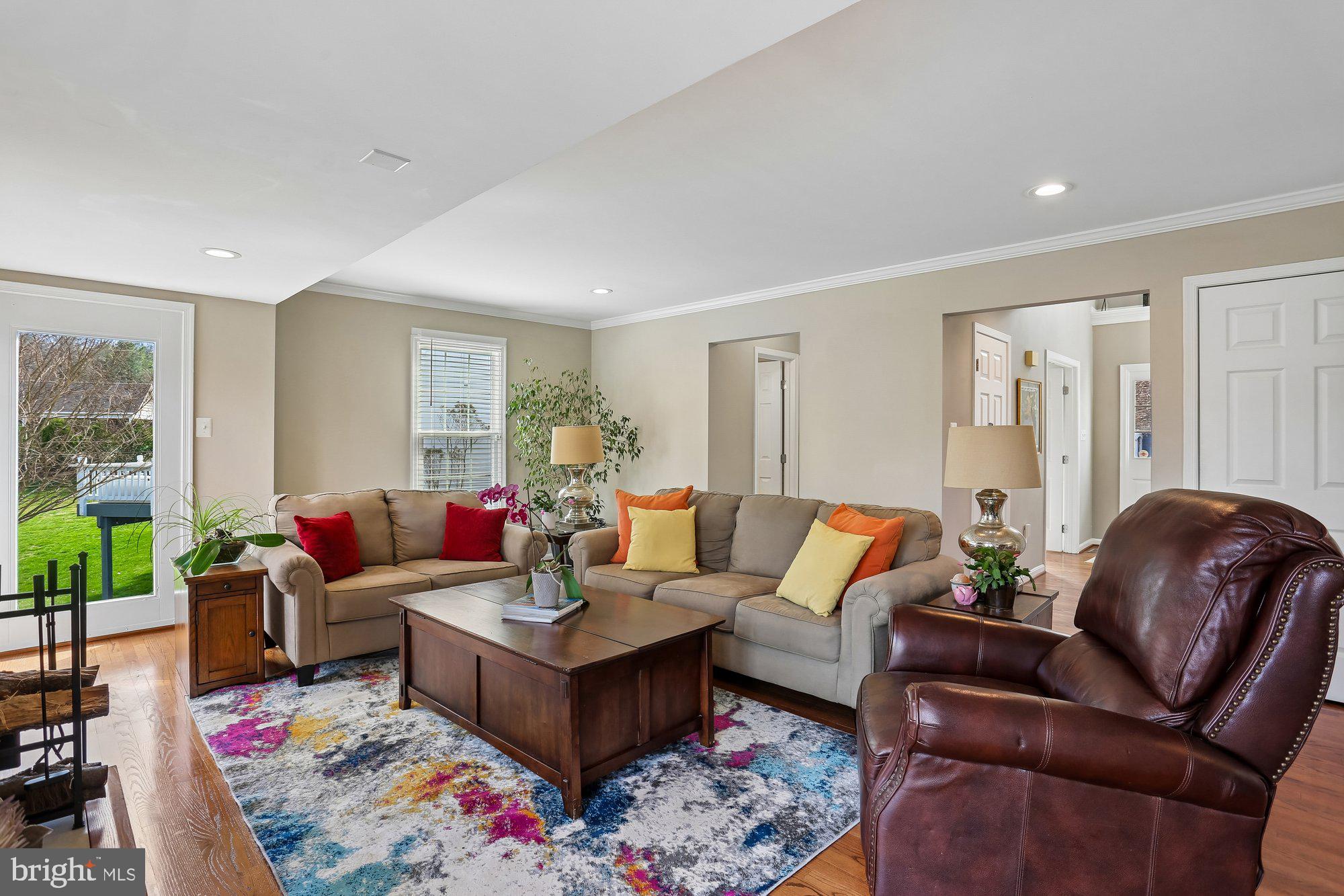 9 Midsummer Court Gaithersburg, MD 20878 - Photo 9 of 69 Living room with French door access to deck
