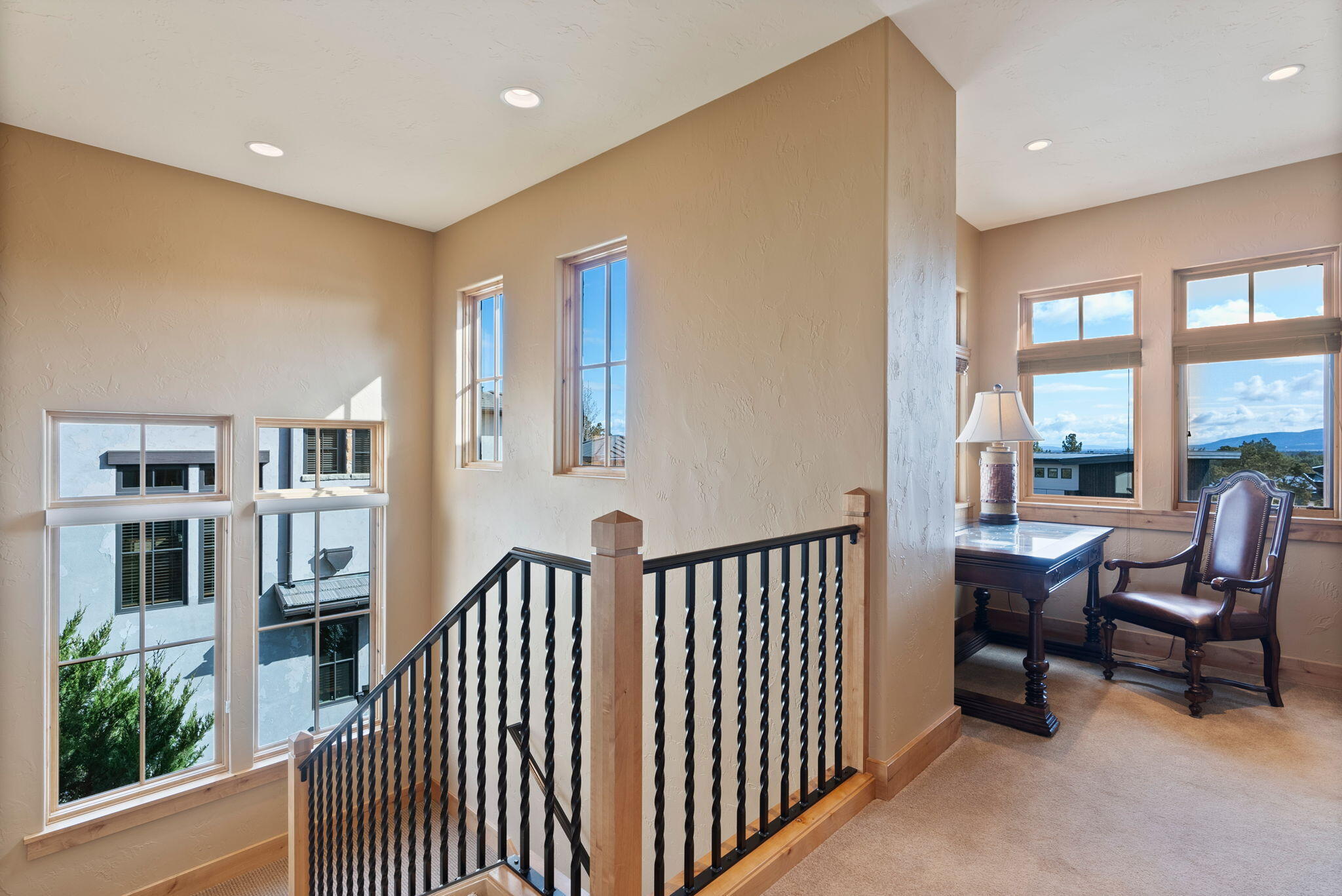 22887 Ghost Tree Lane Bend, OR 97701 - Photo 58 of 97 Spacious landing area with small bonus space makes the perfect reading corner or desk nook.