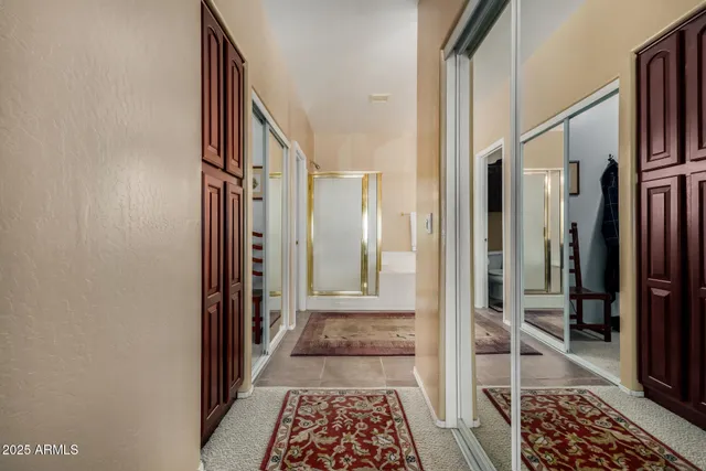 a room with furniture and window