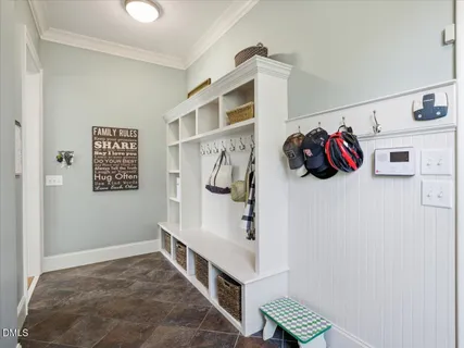 a bedroom with a bed and a closet