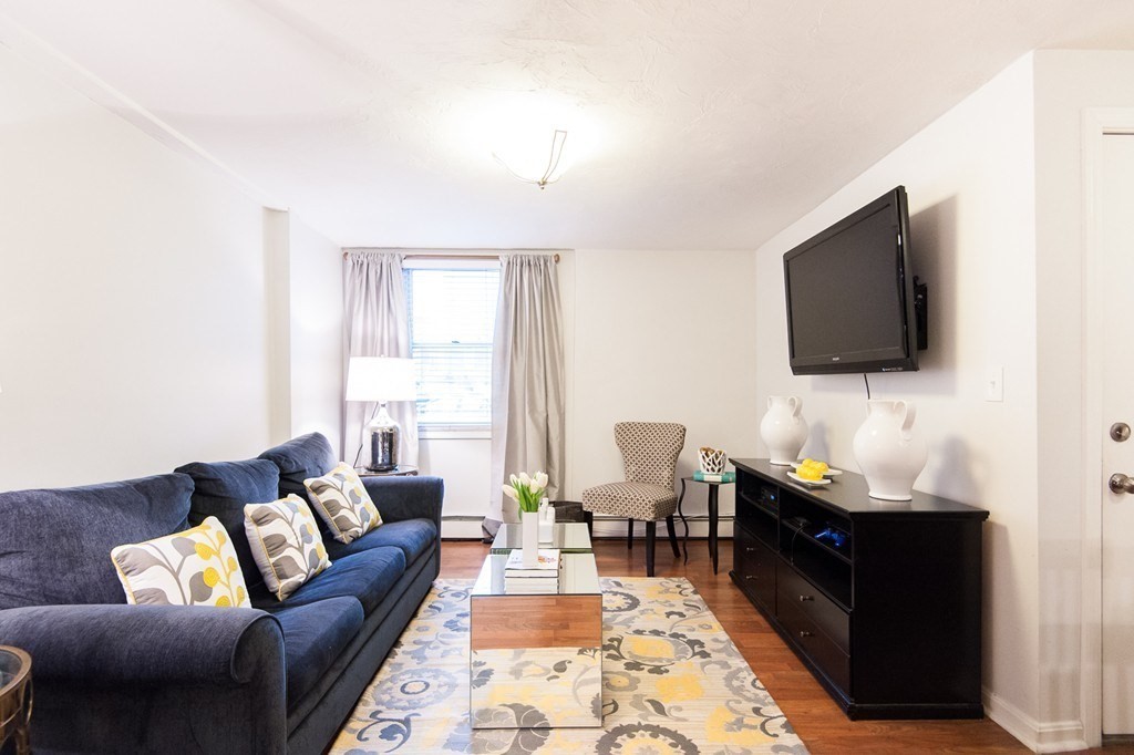 224 West Sixth Street, Unit 2 Boston, MA 02127 - Photo 2 of 18 a living room with furniture and a flat screen tv