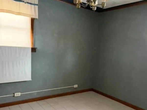 a room with a window
