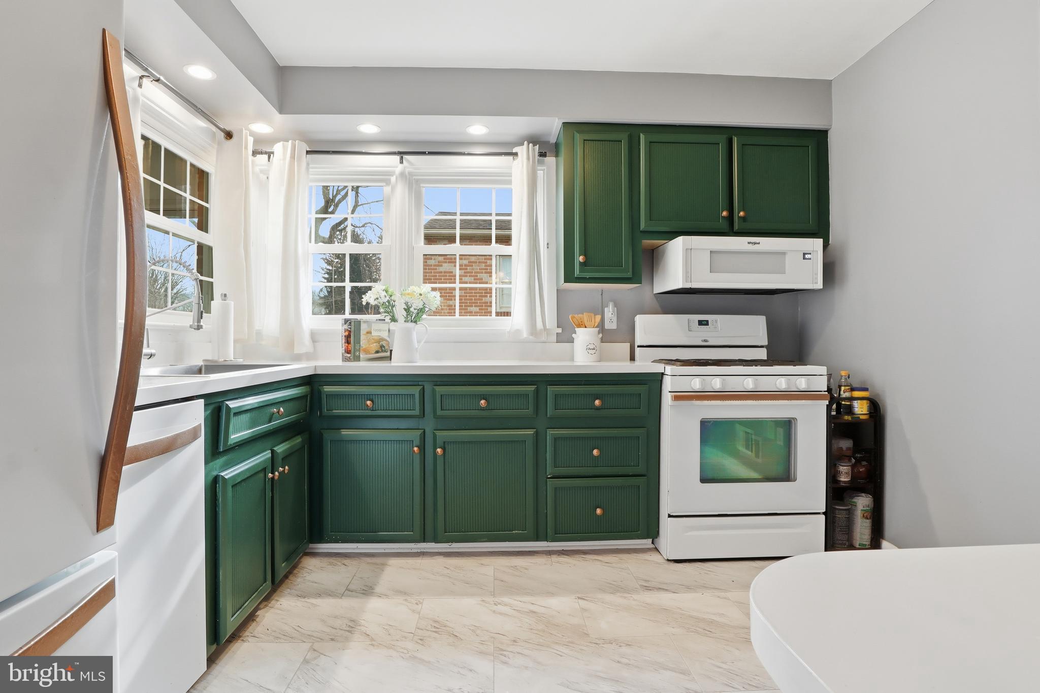 311 Wynwood Road York, PA 17402 - Photo 15 of 59 Fresh Painted Cabinets on Trend Green