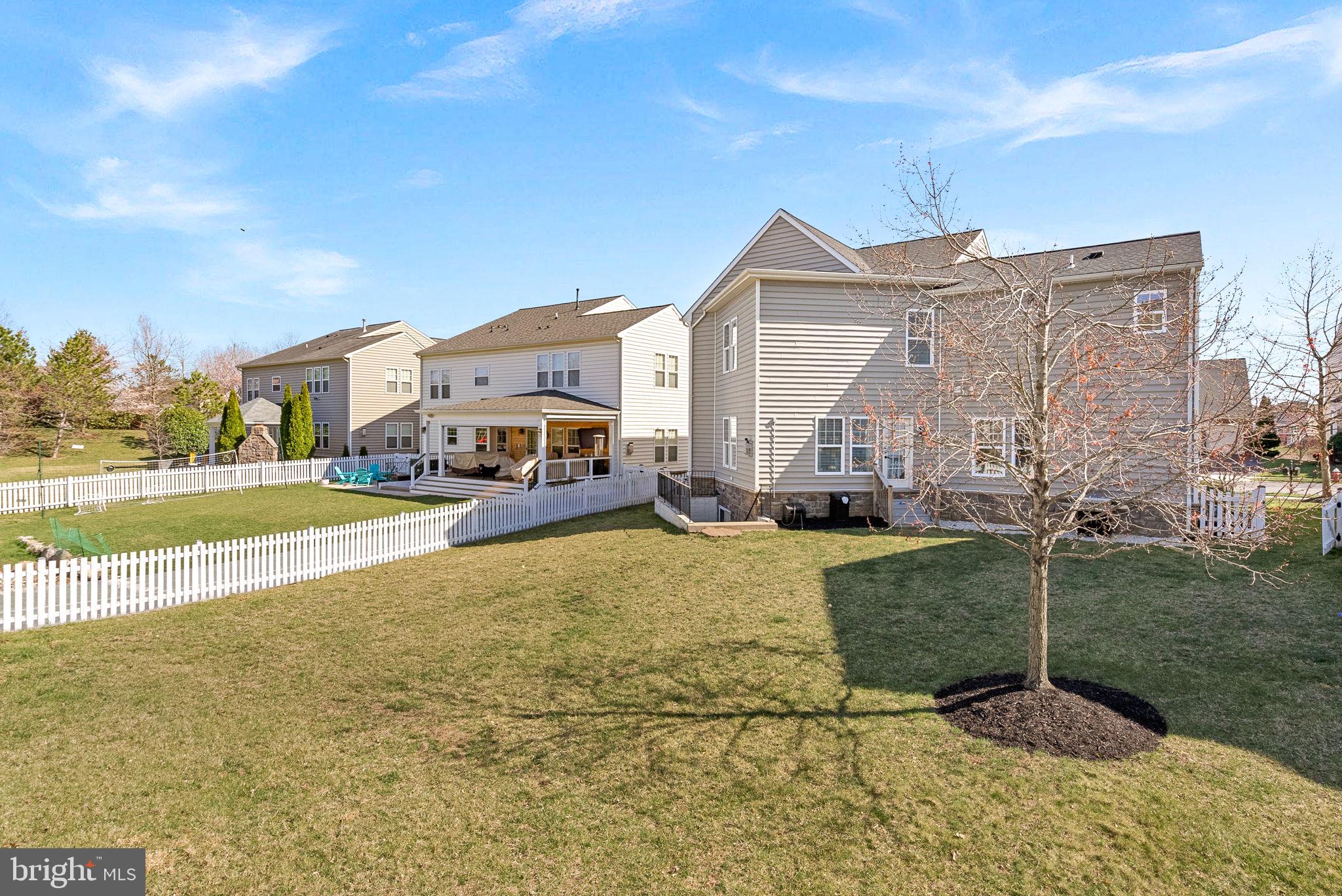 23388 Minerva Drive Brambleton, VA 20148 - Photo 51 of 57 a view of a house with a swimming pool and a yard