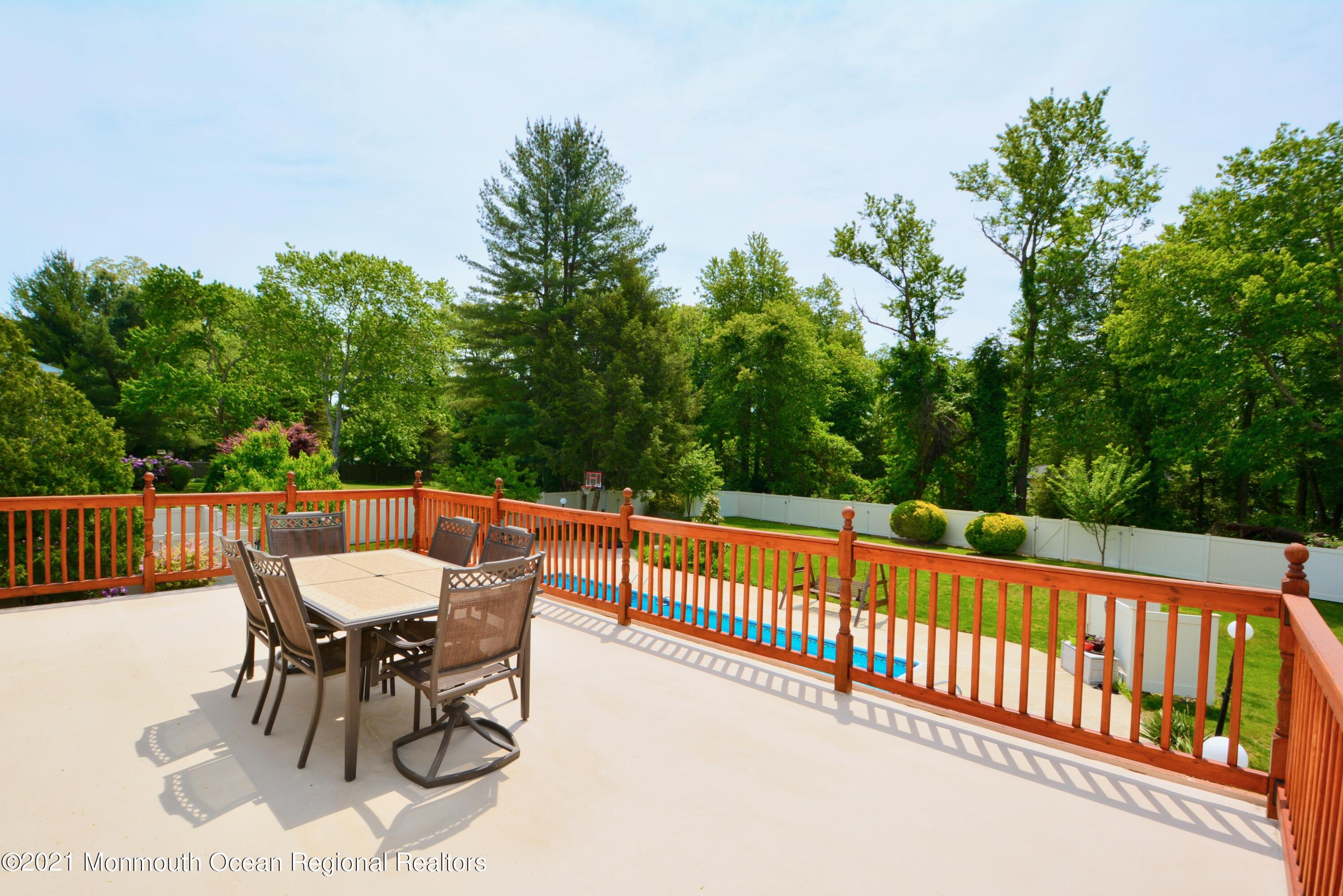 421 Union Hill Road Morganville, NJ 07751 - Photo 16 of 33 Deck + Awning!