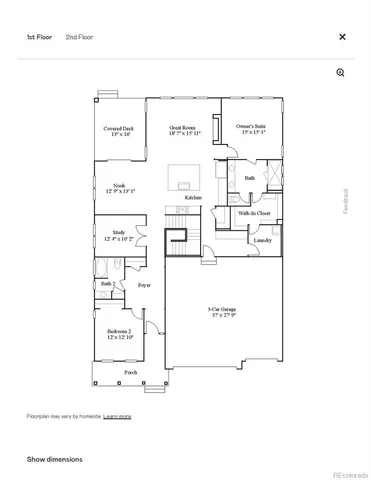 a picture of a floor plan