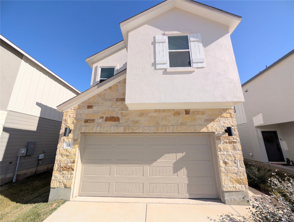 a view of a house with a balcony