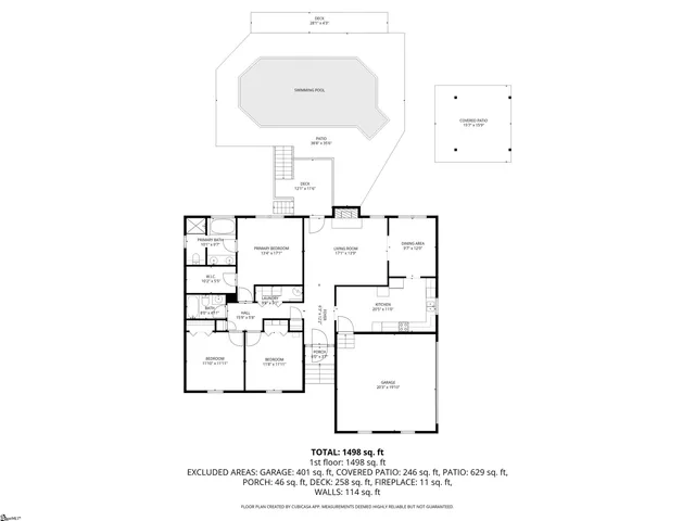 $325,000 | 100 Tearose Lane, Simpsonville, SC 29681