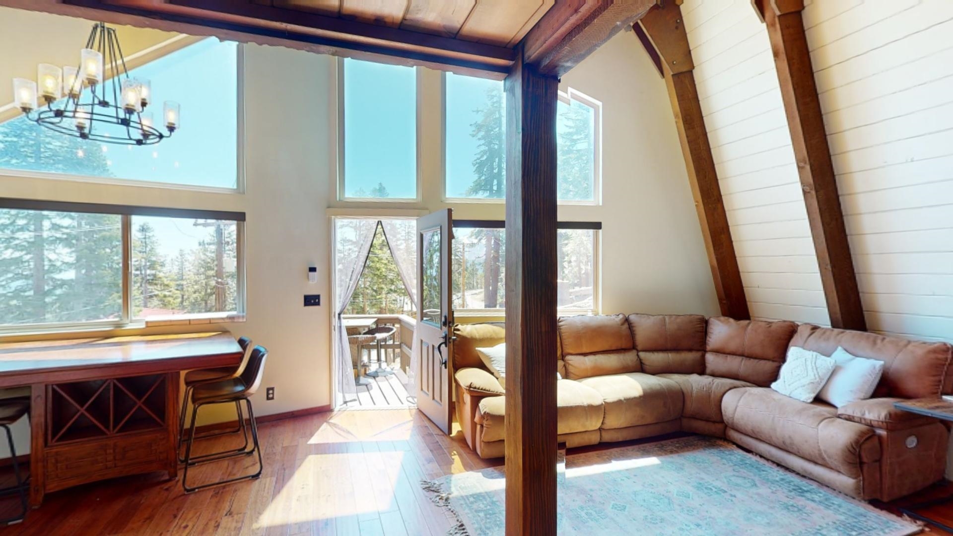 32 John Muir Road Mammoth Lakes, CA 93546 - Photo 29 of 42 a living room with furniture and a large window