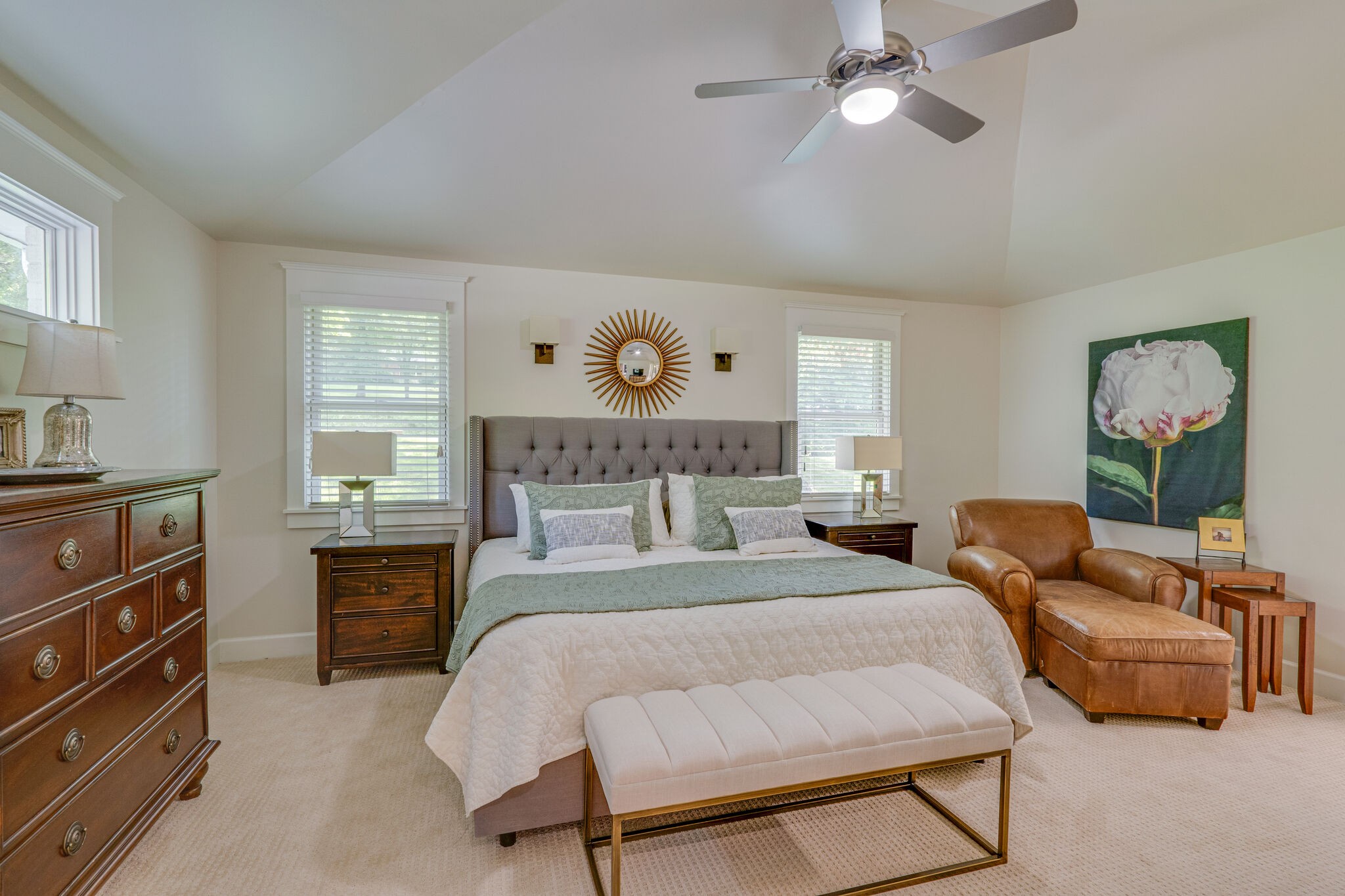 6357 Torrington Road Nashville, TN 37205 - Photo 19 of 48 a bedroom with a bed and furniture
