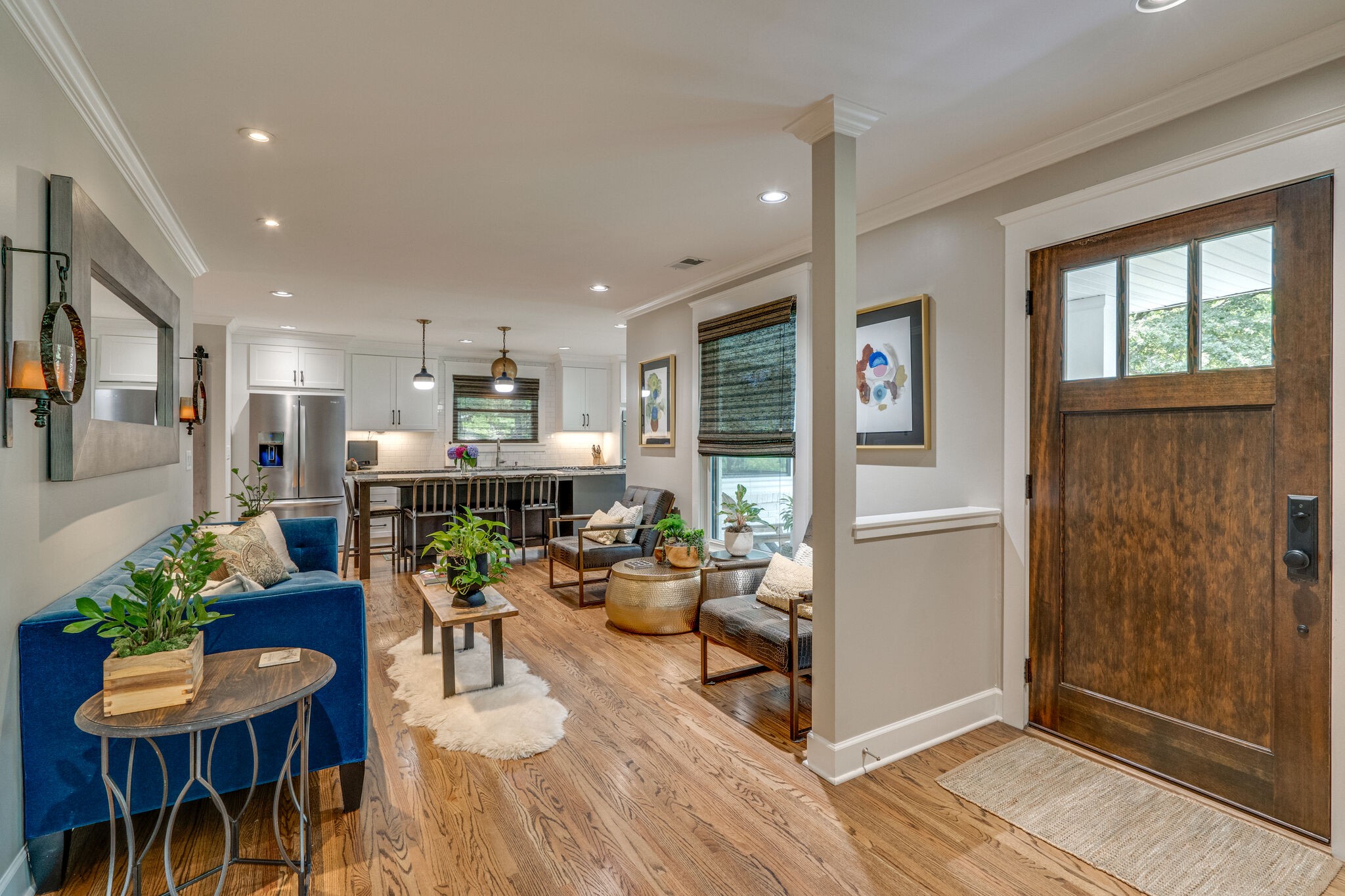 6357 Torrington Road Nashville, TN 37205 - Photo 9 of 48 a view of a dining room with furniture window and wooden floor