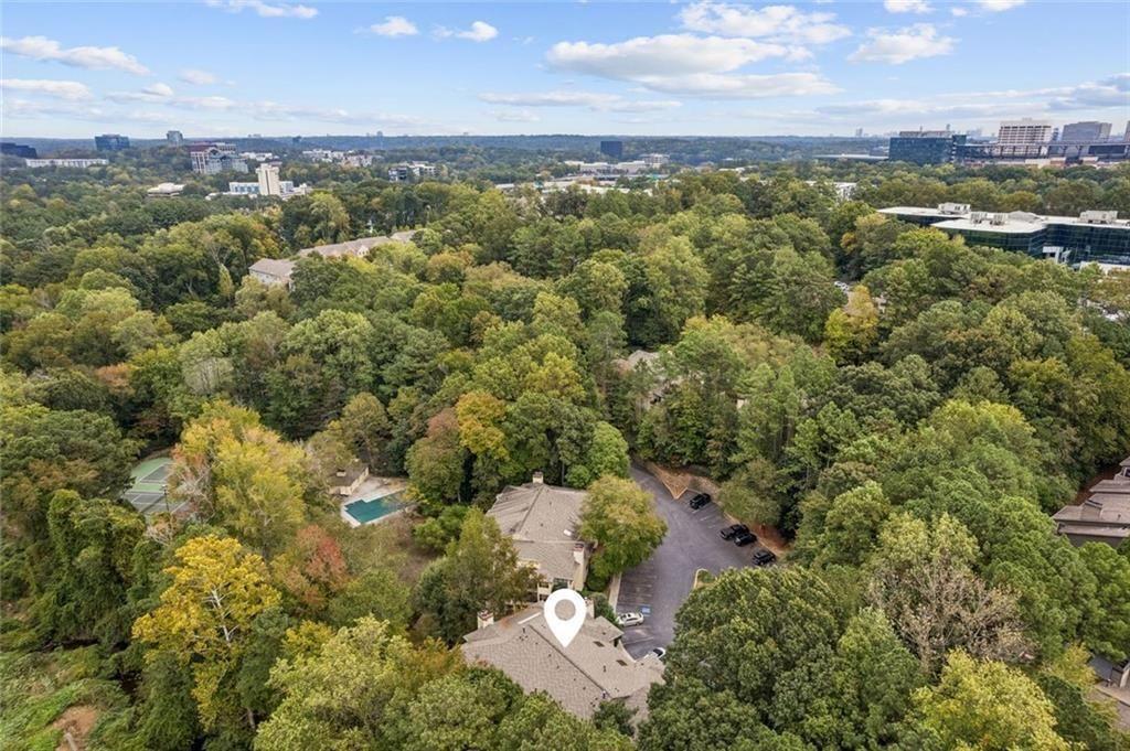 1205 Killarney Southeast Smyrna, GA 30080 - Photo 29 of 58 an aerial view of a city with lots of residential buildings