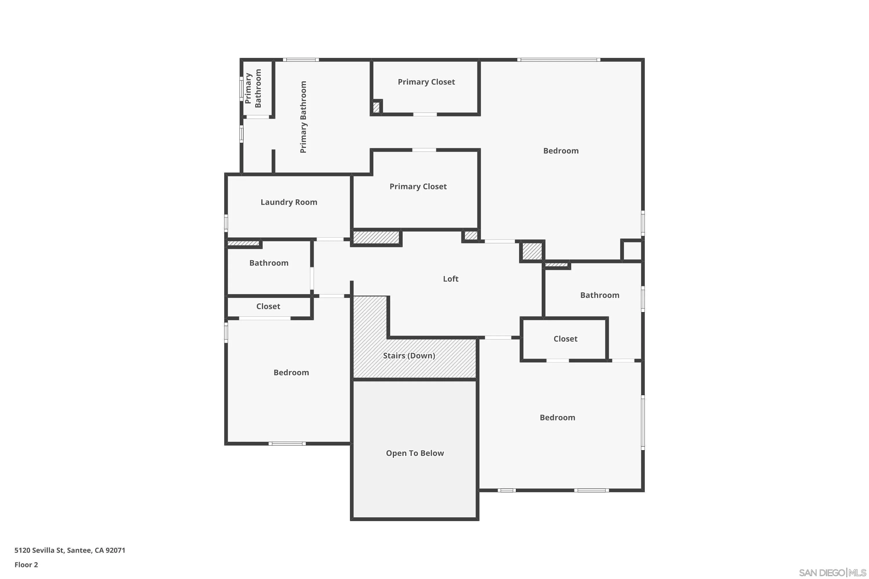 5120 Sevilla Street Santee, CA 92071 - Photo 43 of 44 a picture of a floor plan