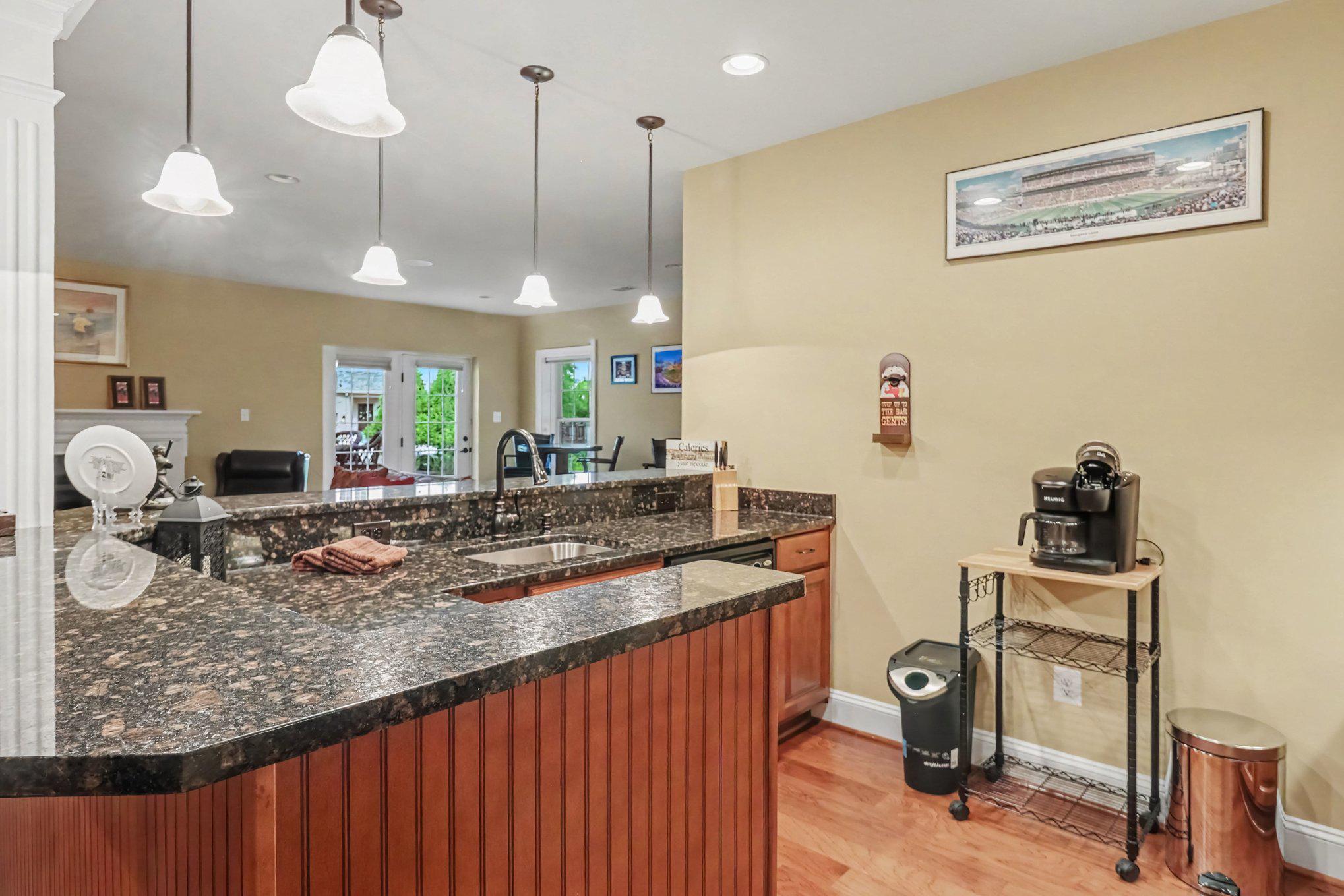 1376 Spring Hill Road Norristown, PA 19403 - Photo 52 of 68 Modern kitchen in the finished basement